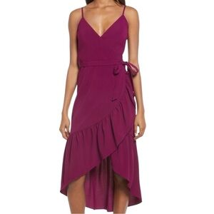 Dress the Population | Dresses | Dress The Population Corey Chiffon Fit  Flare Cocktail Dress Pine Green Large | Poshmark
